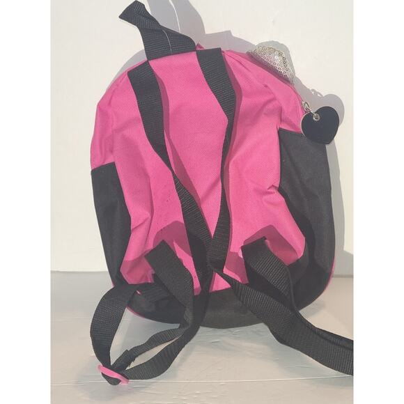 Sanrio Hello Kitty Girls Small Pink Sequin Backpack Adjustable Straps 10” X 9” - Picture 3 of 10